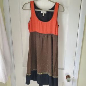 Athropologie Moulinette Soeurs Silk A Line Dress